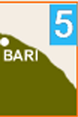 Cartina Terra di Bari